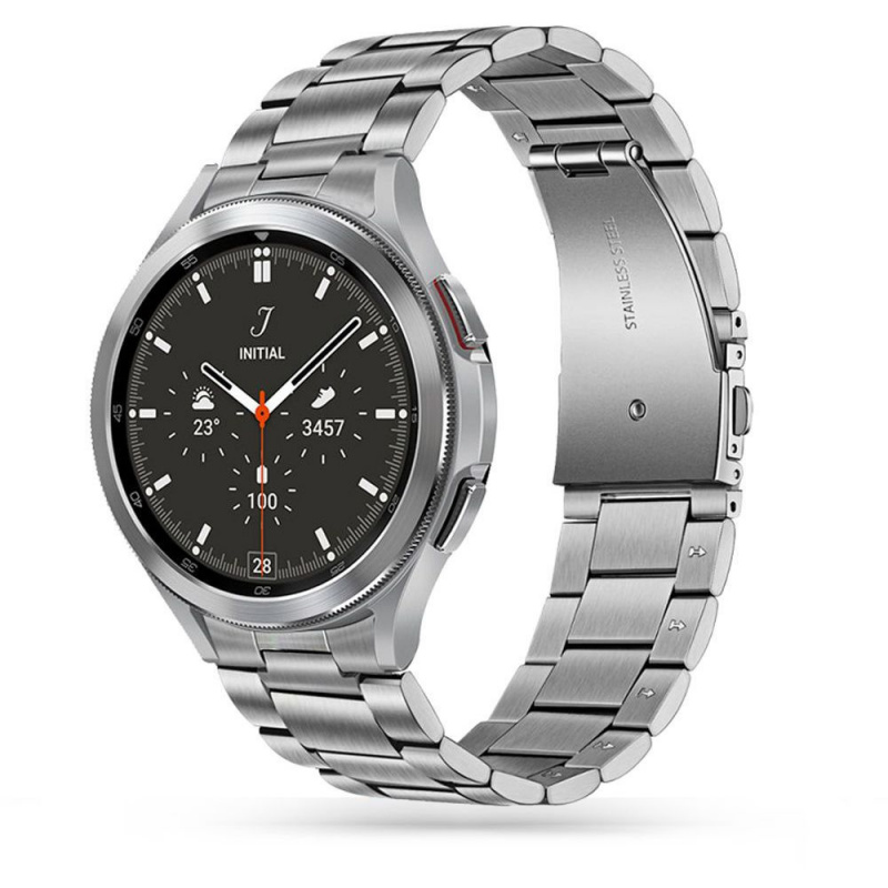 Hurtownia Tech-Protect - 9589046917295 - THP656SLV - Bransoleta Tech-Protect Stainless Samsung Galaxy Watch 4 40/42/44/46mm Silver - B2B homescreen