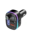 Transmiter FM BlitzWolf BW-BC2, 2x USB + USB-C, PD18W + QC 3.0, RGB