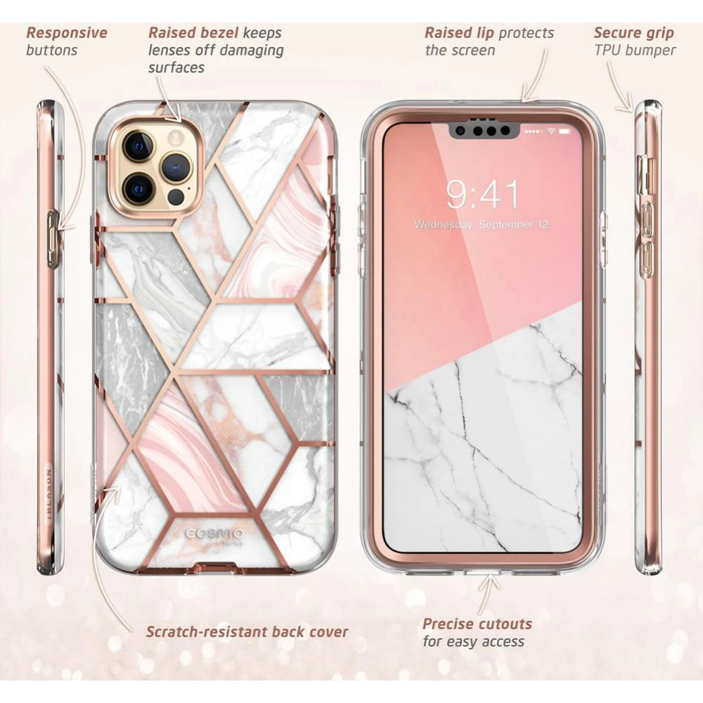 Hurtownia GSM - Etui Supcase Cosmo Apple iPhone 13 Pro Max Mramor - SPC190MRB - {ean13} - Hurt