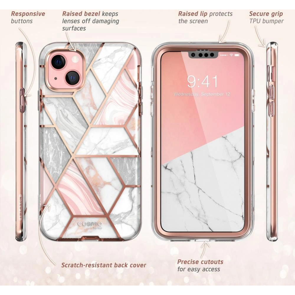 Hurtownia GSM - Etui Supcase Cosmo Apple iPhone 13 Marble - SPC192MRB - {ean13} - Hurt