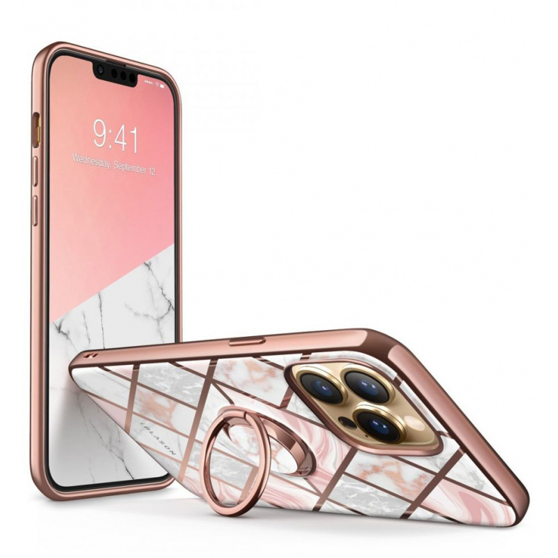 Supcase Distributor - 843439114470 - SPC195MRB - Supcase IBLSN Cosmo Snap Apple iPhone 13 Pro Max Marble Pink - B2B homescreen