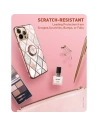 Wholesale Supcase IBLSN Cosmo Snap Apple iPhone 13 Pro Max Marble Pink - SPC195MRB - {ean13} - Hurt