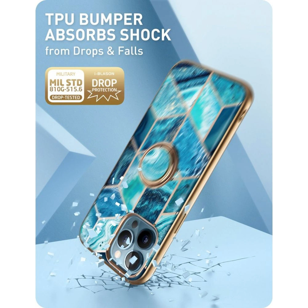 Wholesale Supcase IBLSN Cosmo Snap Apple iPhone 13 Pro Max Ocean Blue - SPC199BLU - {ean13} - Hurt