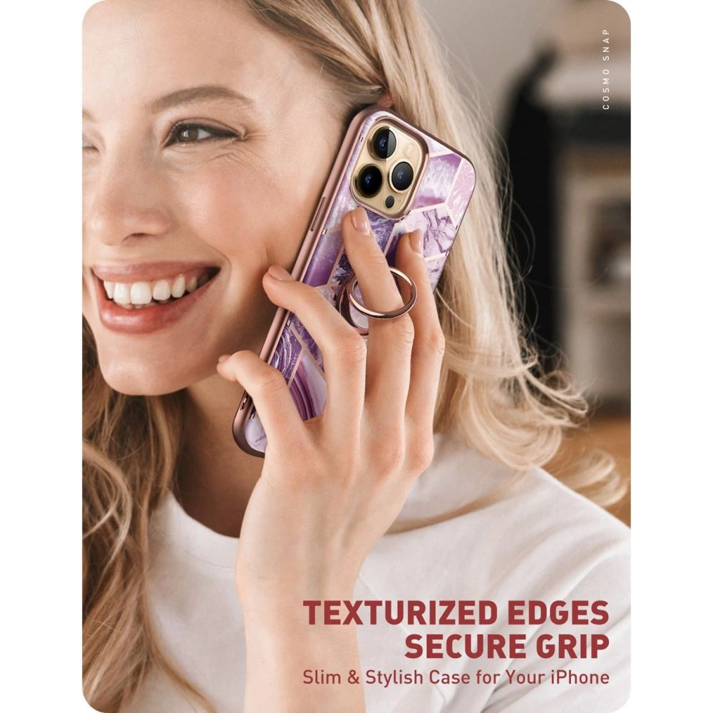 Wholesale Supcase IBLSN Cosmo Snap Apple iPhone 13 Pro Max Marble Purple - SPC204MRB - {ean13} - Hurt