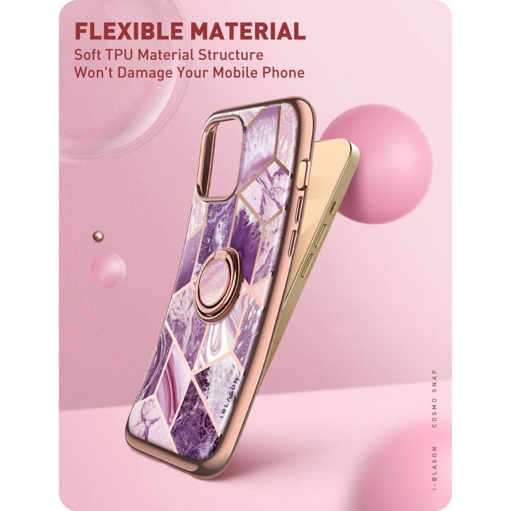 Wholesale Supcase IBLSN Cosmo Snap Apple iPhone 13 Pro Max Marble Purple - SPC204MRB - {ean13} - Hurt