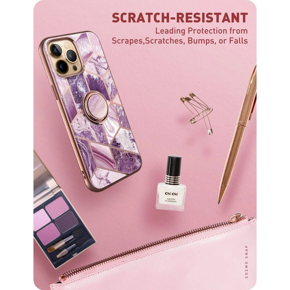 Wholesale Supcase IBLSN Cosmo Snap Apple iPhone 13 Pro Max Marble Purple - SPC204MRB - {ean13} - Hurt