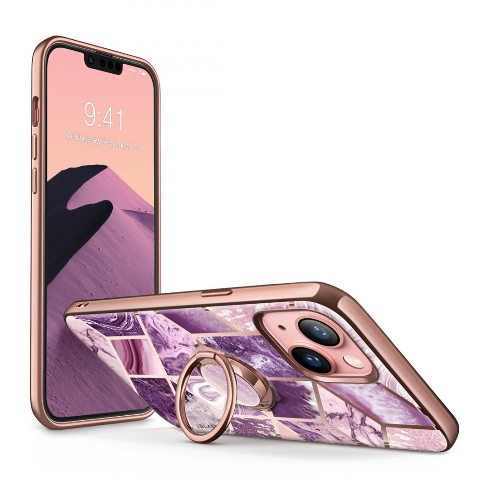 Wholesale Supcase IBLSN Cosmo Snap Apple iPhone 13 Marble Purple - SPC208MRBPRP - {ean13} - Hurt