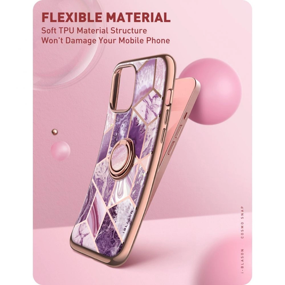 Wholesale Supcase IBLSN Cosmo Snap Apple iPhone 13 Marble Purple - SPC208MRBPRP - {ean13} - Hurt