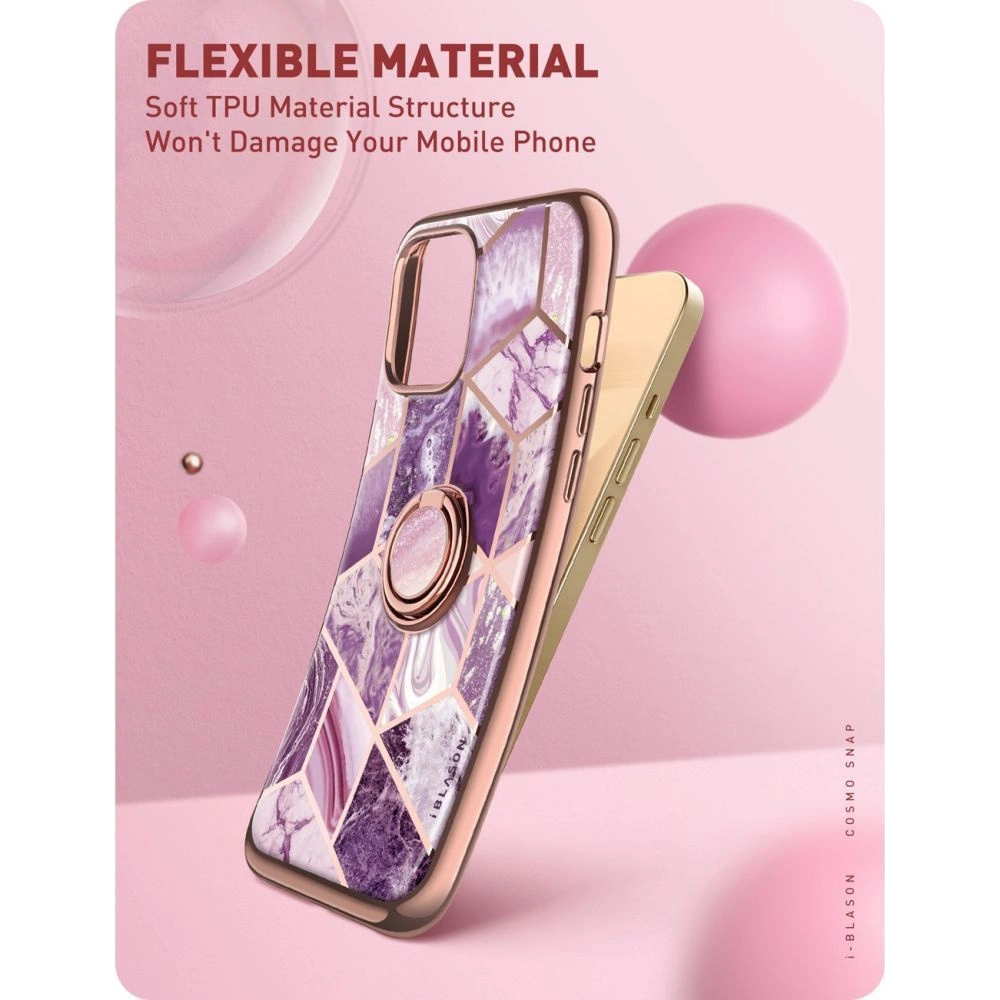 Hurtownia GSM - Etui Supcase IBLSN Cosmo Snap Apple iPhone 13 Pro Marble Purple - SPC209MRBPRP - {ean13} - Hurt