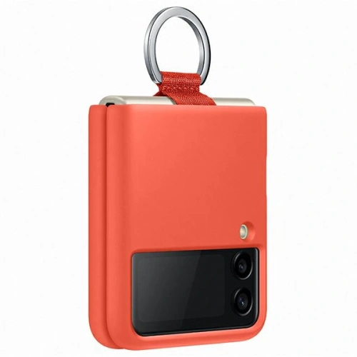 Etui Samsung Galaxy Z Flip 3 EF-PF711TPEGWW koralowy/coral Silicone Cover Ring