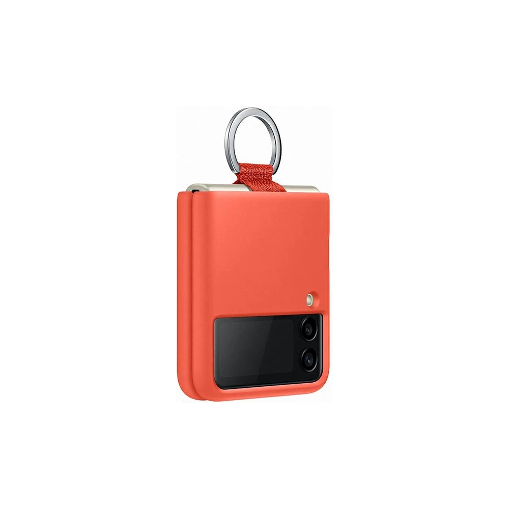 Hurtownia GSM - Etui Samsung Galaxy Z Flip 3 EF-PF711TPEGWW korálový/coral Silikonový kryt s kroužkem - SMG471COL - {ean13} - Hurt