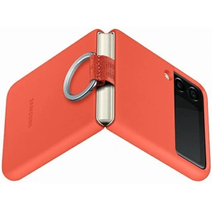 Hurtownia GSM - Case Samsung Galaxy Z Flip 3 EF-PF711TPEGWW koralowy/coral Silikon Cover Ring - SMG471COL - {ean13} - Hurt