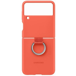 Hurtownia GSM - Case Samsung Galaxy Z Flip 3 EF-PF711TPEGWW koralowy/coral Silikon Cover Ring - SMG471COL - {ean13} - Hurt