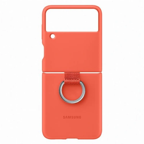 Etui Samsung Galaxy Z Flip 3 EF-PF711TPEGWW koralowy/coral Silicone Cover Ring