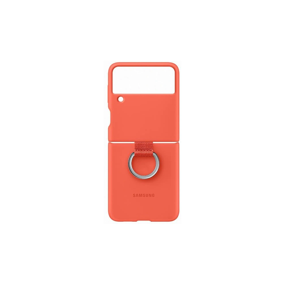 Hurtownia GSM - Etui Samsung Galaxy Z Flip 3 EF-PF711TPEGWW korálový/coral Silikonový kryt s kroužkem - SMG471COL - {ean13} - Hurt