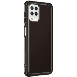 Wholesale Samsung Galaxy A22 LTE EF-QA225TB Soft Clear Cover black - SMG473BLK - {ean13} - Hurt