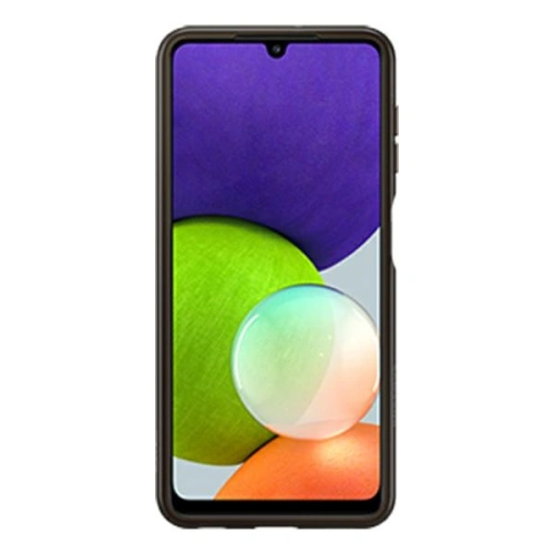 Etui Samsung Galaxy A22 LTE EF-QA225TB Soft Clear Cover czarny/black