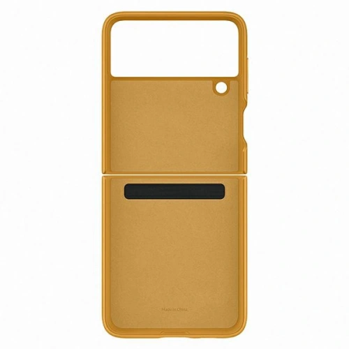 Etui Samsung Galaxy Z Flip 3 EF-VF711LYEGWW musztardowy/mustard Leather Cover