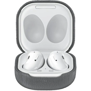 Wholesale Samsung Galaxy Buds 2/2 Pro/Live/Pro Case Leather Cover EF-VR180LJEG grey - SMG476GRY - {ean13} - Hurt