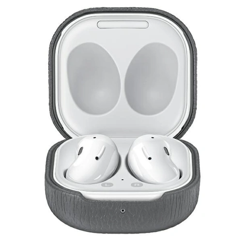 Etui Samsung Galaxy Buds 2/2 Pro/Live/Pro Leather Cover EF-VR180LJEG szary/grey