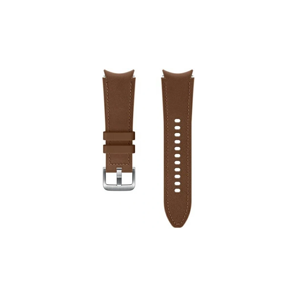 Wholesale Samsung Galaxy Watch4 20mm ET-SHR88SAEGEU Hybrid Leather Band S/M camel - SMG483CAM - {ean13} - Hurt