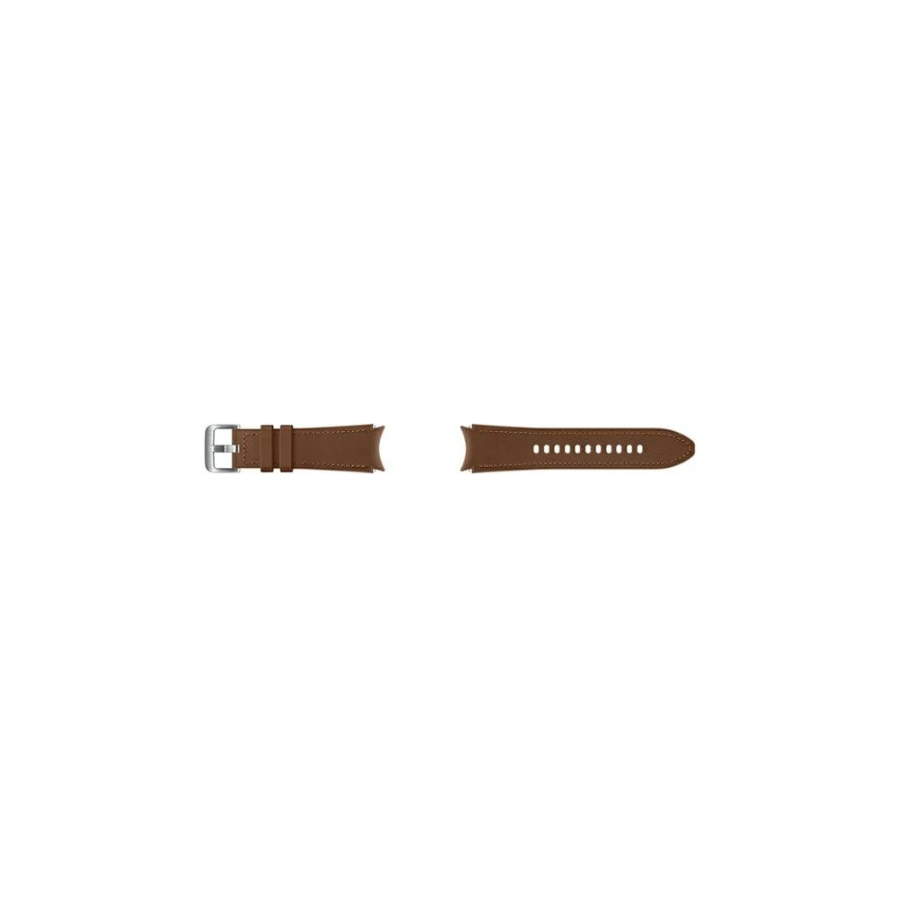 Wholesale Samsung Galaxy Watch4 20mm ET-SHR88SAEGEU Hybrid Leather Band S/M camel - SMG483CAM - {ean13} - Hurt