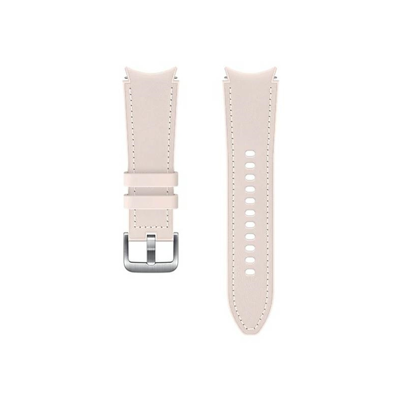 Hurtownia Samsung - 8806092658325 - SMG485PNK - Pasek Samsung Galaxy Watch4 20mm ET-SHR88SPEGEU Hybrid Leather Band S/M różowy/pink - B2B homescreen