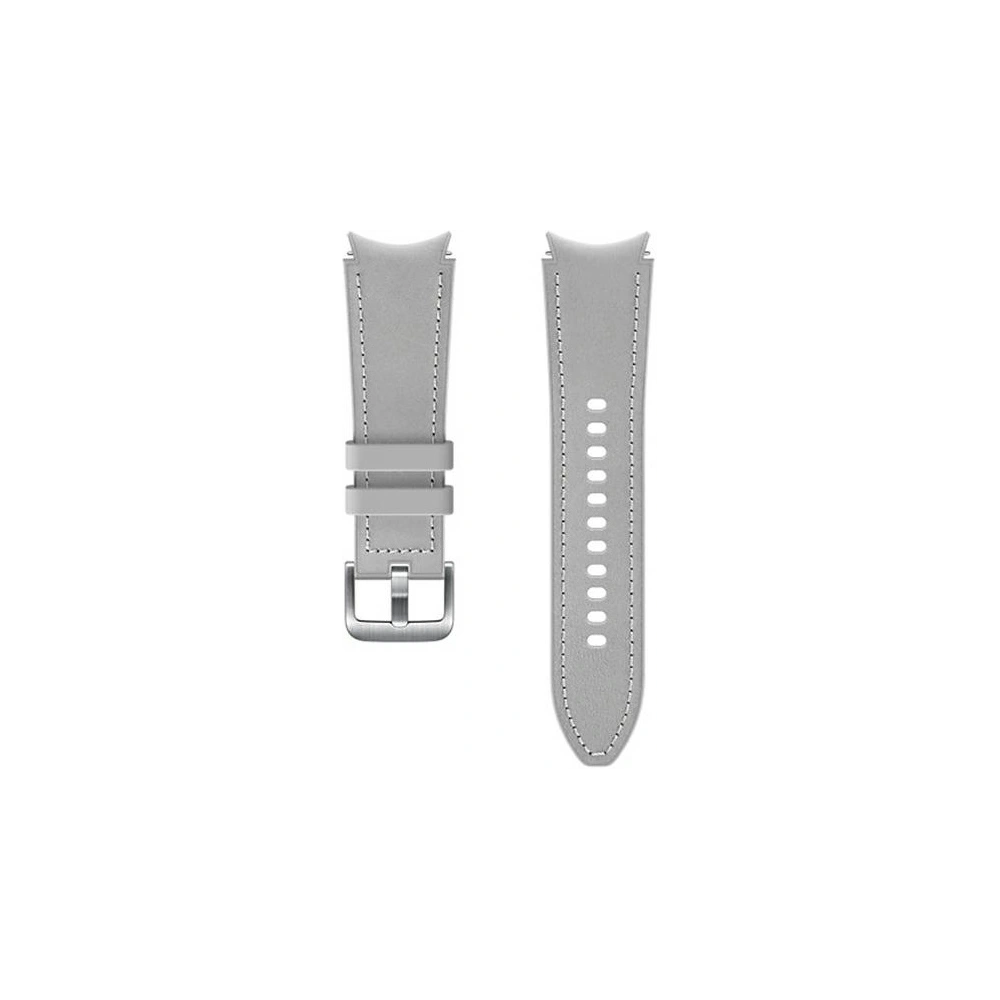 Hurtownia GSM - Samsung Galaxy Watch4 20mm ET-SHR88SSEGEU Hybrid-Lederband S/M silber/silver - SMG487SLV - {ean13} - Hurt
