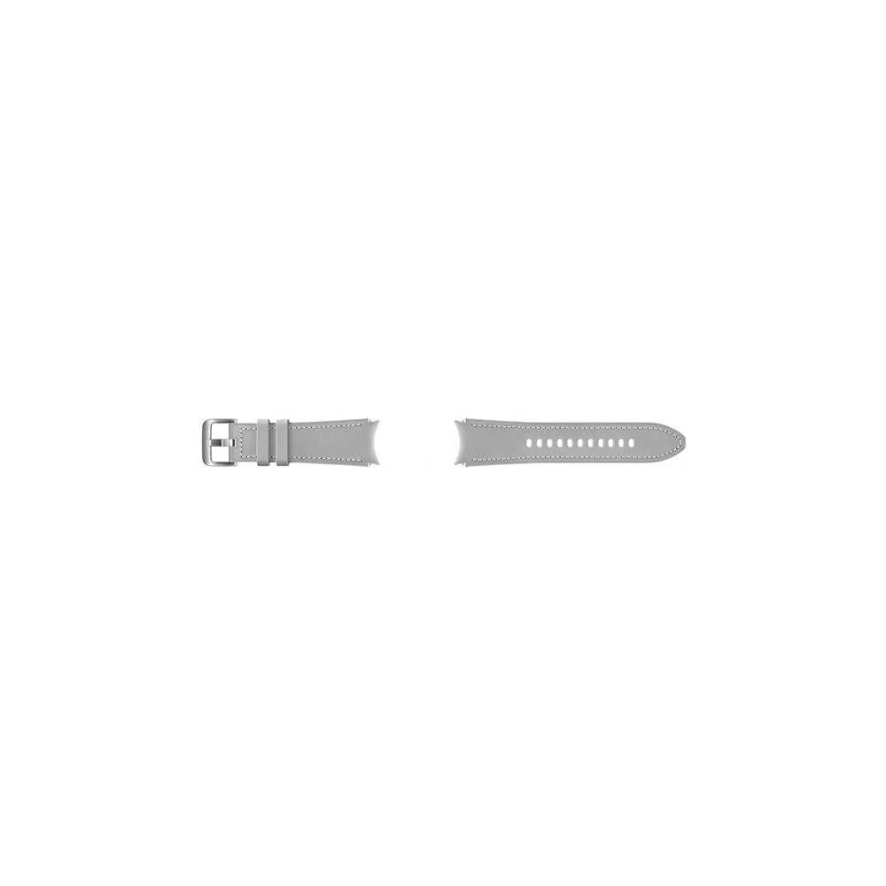 Hurtownia GSM - Samsung Galaxy Watch4 20mm ET-SHR88SSEGEU Hybrid-Lederband S/M silber/silver - SMG487SLV - {ean13} - Hurt