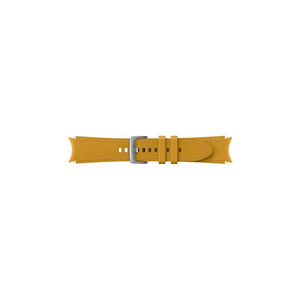 Hurtownia GSM - Pásky Samsung Galaxy Watch4 20mm ET-SHR88SYEGEU Hybrid Leather Band S/M hořčicový/mustard - SMG489MUS - {ean13} - Hurt