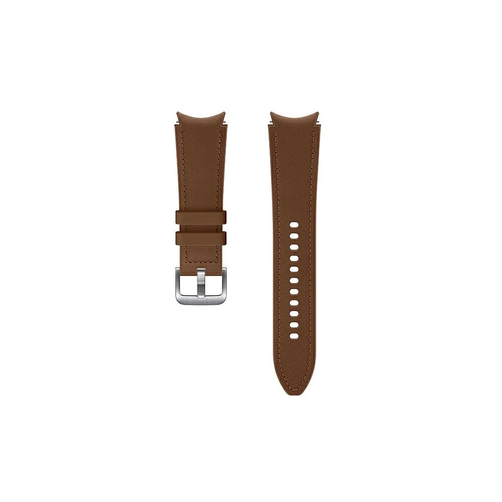 Wholesale Samsung Galaxy Watch4 20mm ET-SHR89LAEGEU Hybrid Leather Band M/L camel - SMG490CAM - {ean13} - Hurt