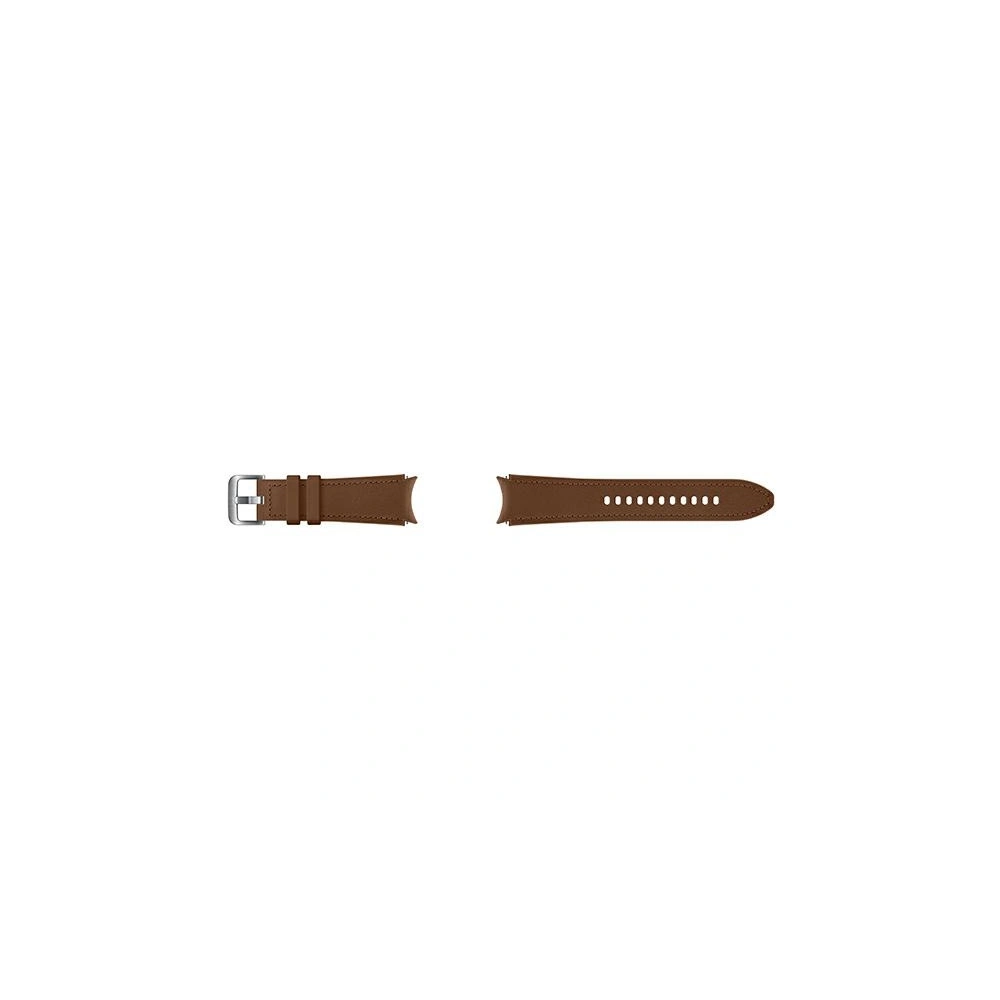 Wholesale Samsung Galaxy Watch4 20mm ET-SHR89LAEGEU Hybrid Leather Band M/L camel - SMG490CAM - {ean13} - Hurt
