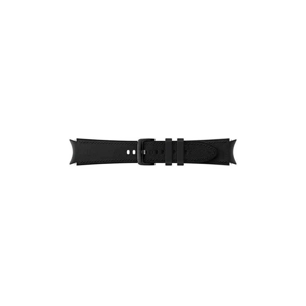 Wholesale Samsung Galaxy Watch4 20mm ET-SHR89LBEGEU Hybrid Leather Band M/L black - SMG491BLK - {ean13} - Hurt