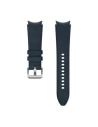 Pasek Samsung Galaxy Watch4 20mm ET-SHR89LNEGEU Hybrid Leather Band M/L granatowy/navy