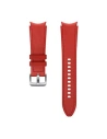 Pásek Samsung Galaxy Watch4 20mm ET-SHR89LREGEU Hybrid Leather Band M/L červený/red