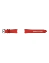 Wholesale Samsung Galaxy Watch4 20mm ET-SHR89LREGEU Hybrid Leather Band M/L red - SMG495RED - {ean13} - Hurt