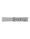 Hurtownia GSM - Pasek Samsung Galaxy Watch4 20mm ET-SHR89LSEGEU Hybrid Leather Band M/L srebrny/silver - SMG496SLV - {ean13} - Hurt