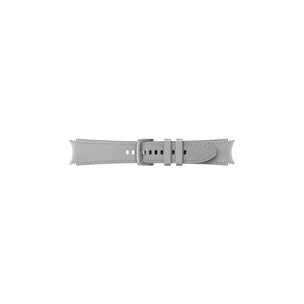 Hurtownia GSM - Pasek Samsung Galaxy Watch4 20mm ET-SHR89LSEGEU Hybrid Leather Band M/L stříbrný/silver - SMG496SLV - {ean13} - Hurt