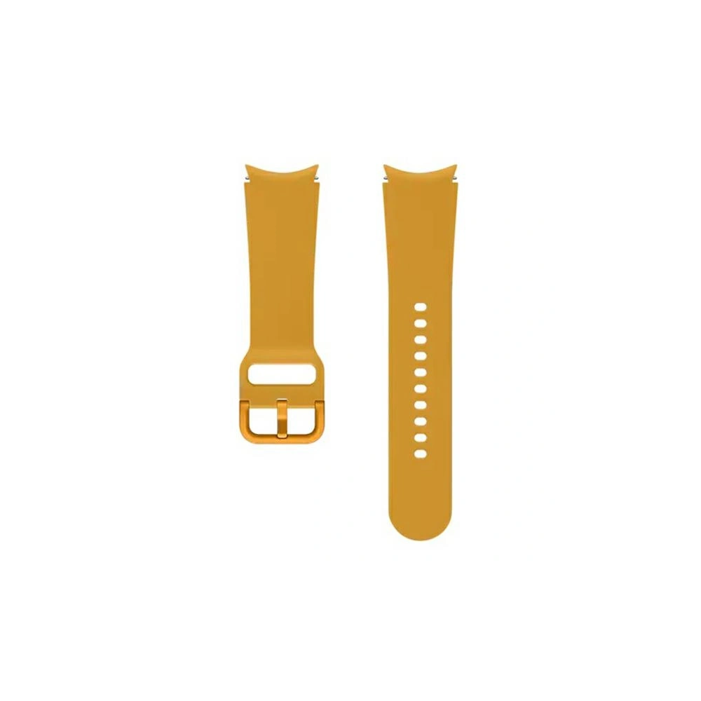 Pásek Samsung Galaxy Watch4 20mm ET-SFR86SYEGEU Sport Band S/M hořčicový/mustard