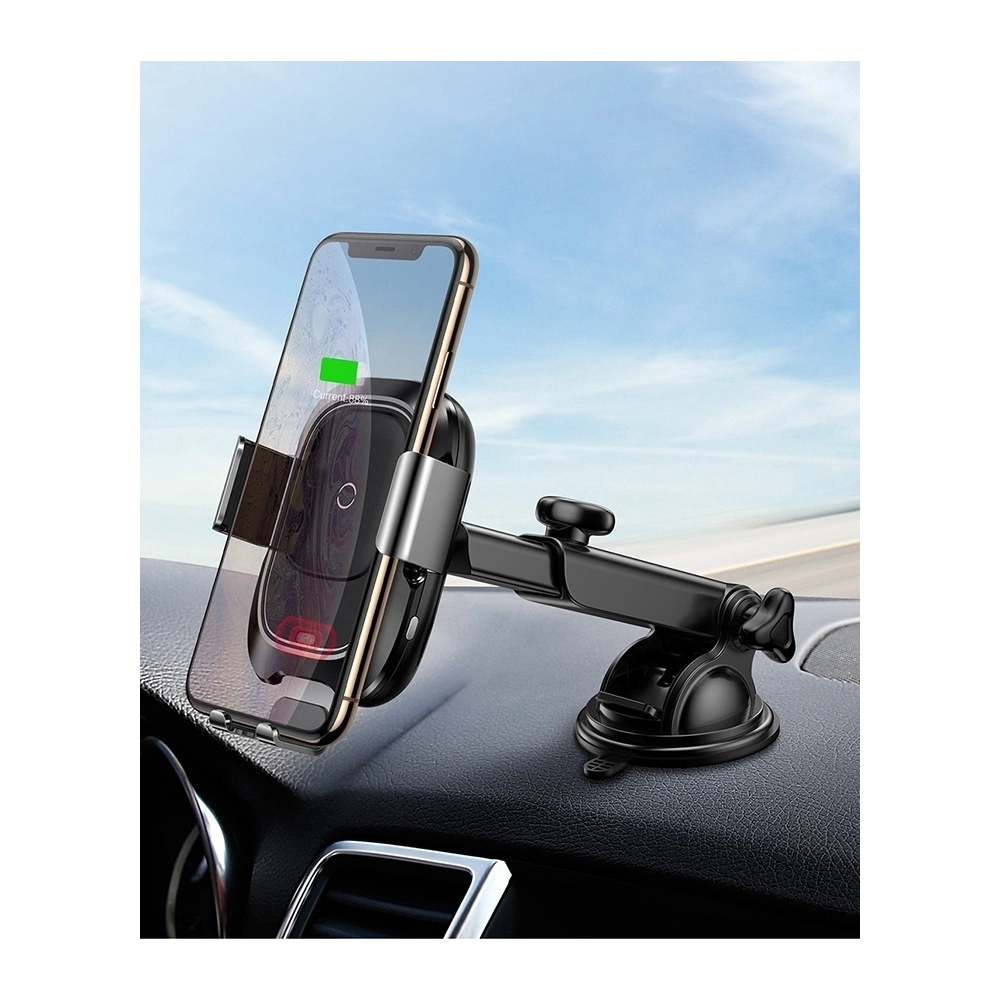 Hurtownia GSM - Upevnění do auta s indukční nabíječkou Baseus Intelligent Auto Lock Dashboard - BSU049 - {ean13} - Hurt