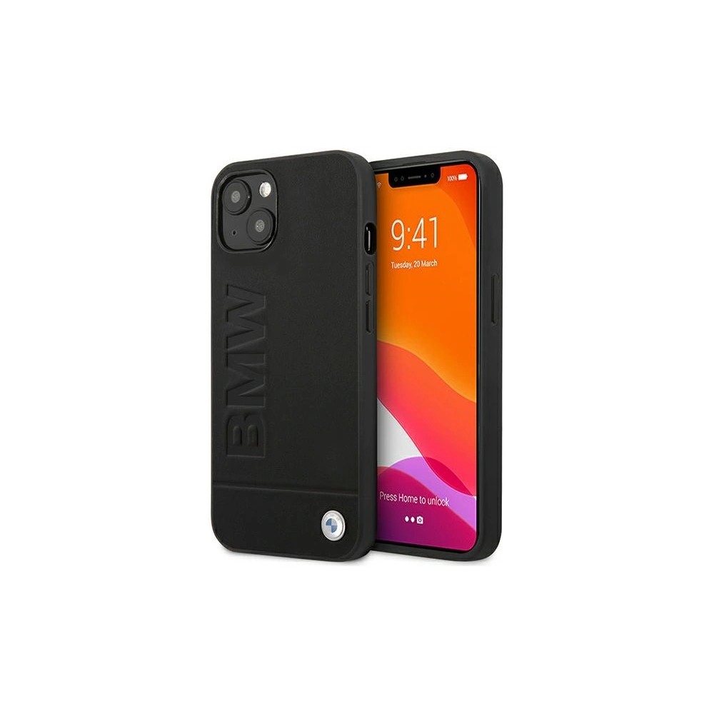 Hurtownia GSM - Etui BMW BMHCP13MSLLBK Apple iPhone 13 czarny/black hardcase Signature Logo Imprint - BMW213BLK - {ean13} - Hurt