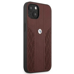 Hurtownia GSM - Case BMW BMHCP13SRSPPR Apple iPhone 13 mini rot/red hardcase Leather Curve Perforate - BMW215RED - {ean13} - Hurt