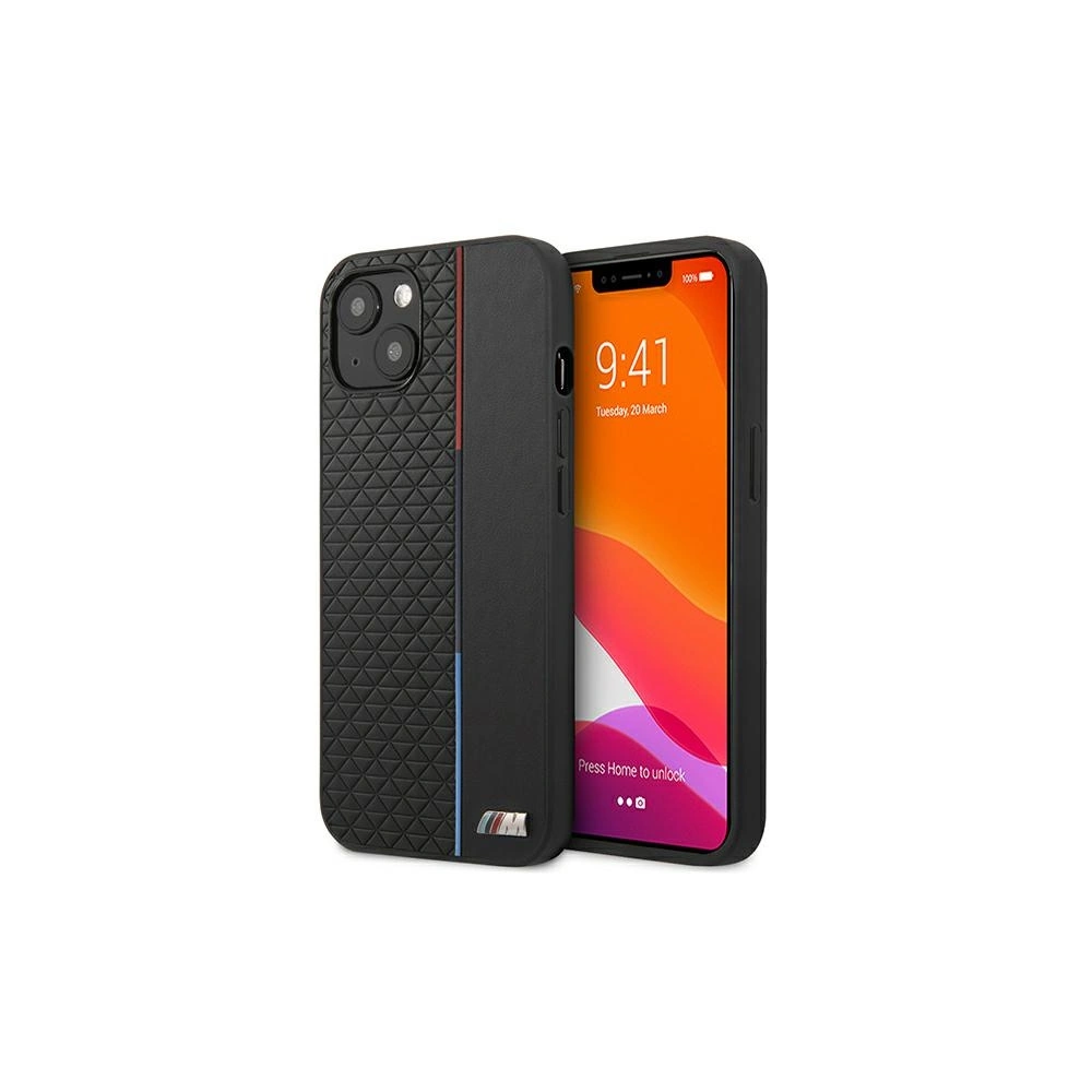Hurtownia GSM - Etui BMW BMHCP13STRTBK Apple iPhone 13 mini černý/black hardcase M Collection Triangles - BMW217BLK - {ean13} - Hurt