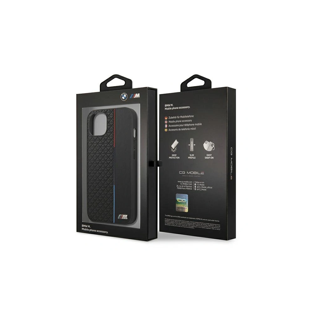 Hurtownia GSM - Etui BMW BMHCP13STRTBK Apple iPhone 13 mini černý/black hardcase M Collection Triangles - BMW217BLK - {ean13} - Hurt