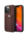 Etui BMW BMHCP13XRSPPR Apple iPhone 13 Pro Max czerwony/red hardcase Leather Curve Perforate