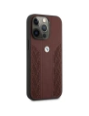 Hurtownia GSM - Etui BMW BMHCP13XRSPPR Apple iPhone 13 Pro Max czerwony/red hardcase Leather Curve Perforate - BMW218RED - {ean13} - Hurt