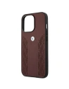 Wholesale BMW BMHCP13XRSPPR Apple iPhone 13 Pro Max red hardcase Leather Curve Perforate - BMW218RED - {ean13} - Hurt