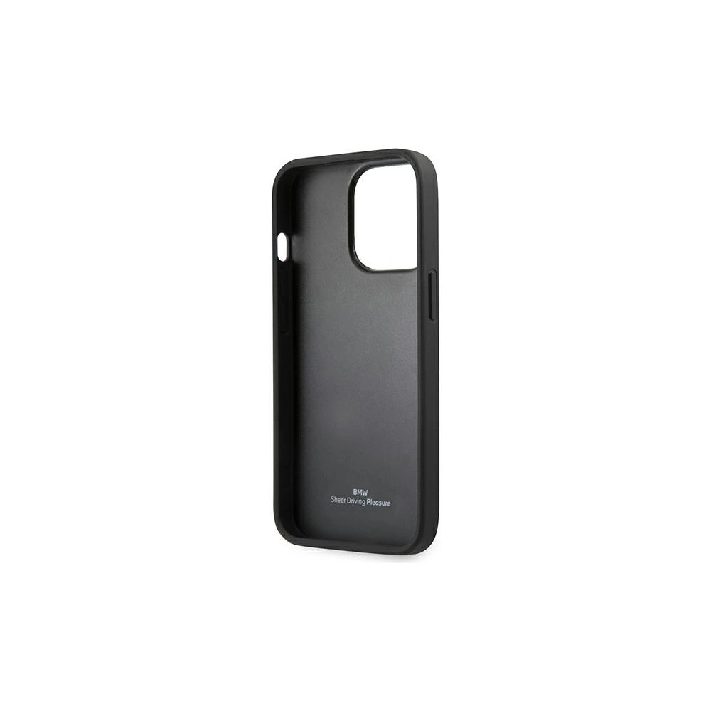 Hurtownia GSM - Etui BMW BMHCP13XRSPPR Apple iPhone 13 Pro Max czerwony/red hardcase Leather Curve Perforate - BMW218RED - {ean13} - Hurt
