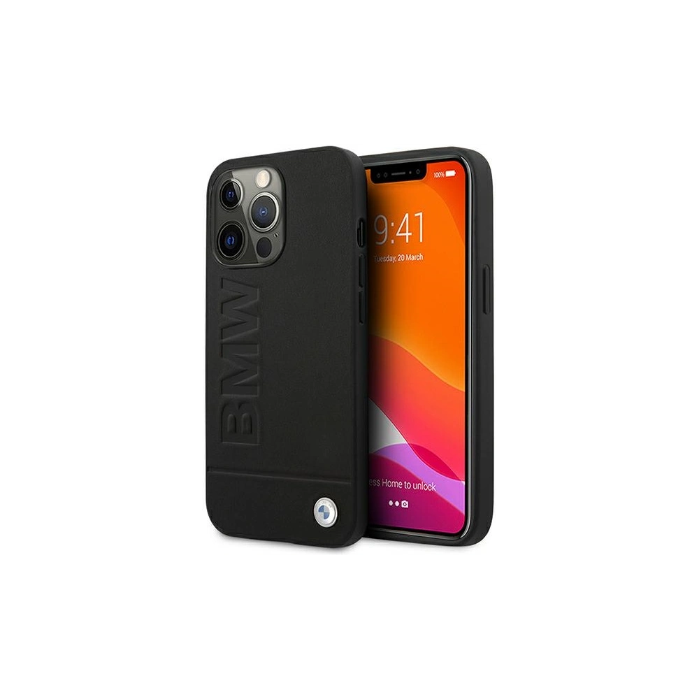 Hurtownia GSM - Etui BMW BMHCP13XSLLBK Apple iPhone 13 Pro Max czarny/black hardcase Signature Logo Imprint - BMW219BLK - {ean13} - Hurt