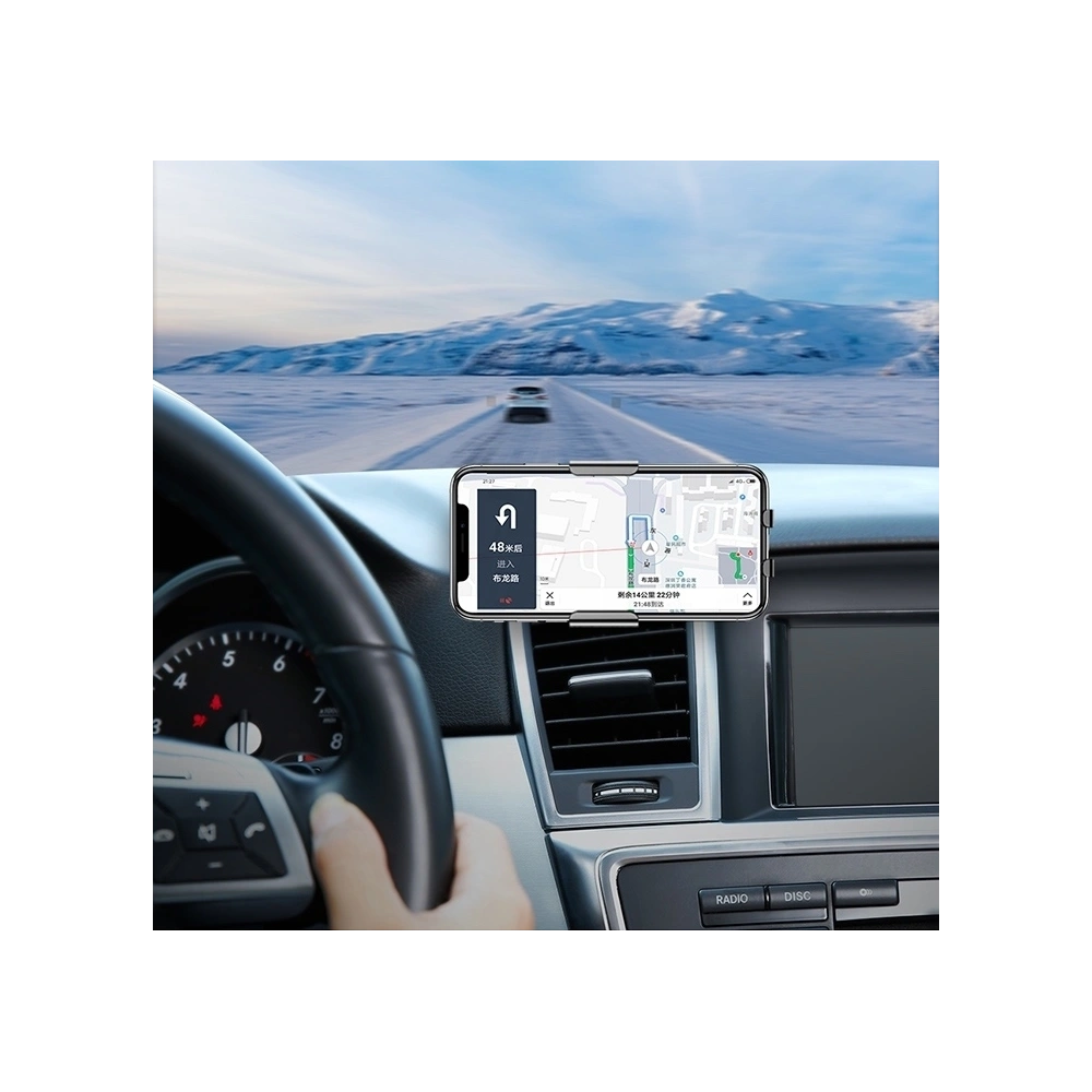 Hurtownia GSM - Upevnění do auta s indukční nabíječkou Baseus Intelligent Auto Lock Dashboard - BSU049 - {ean13} - Hurt